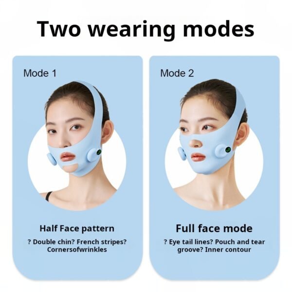EMS face slimming V-face instrument face massager lifting mask facial firming improvement masseter decree tattoo artifact - Image 3