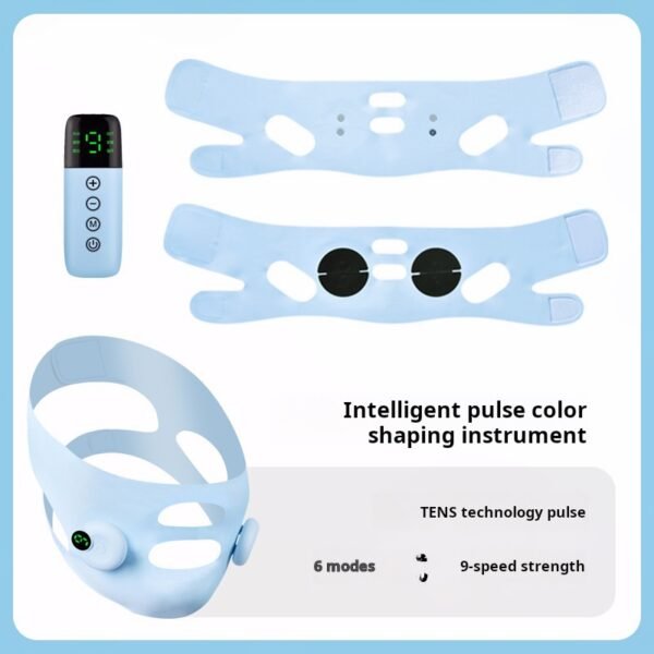 EMS face slimming V-face instrument face massager lifting mask facial firming improvement masseter decree tattoo artifact - Image 4