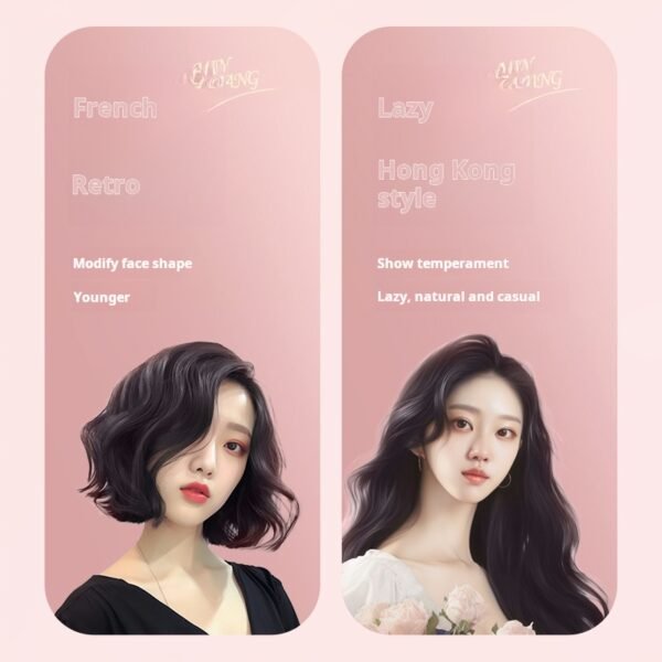 Minhuang popular Chicken rolls stick Korean Chicken rolls stick 32 deep V water ripple egg Chicken rolls curly hair stick portable - Image 3