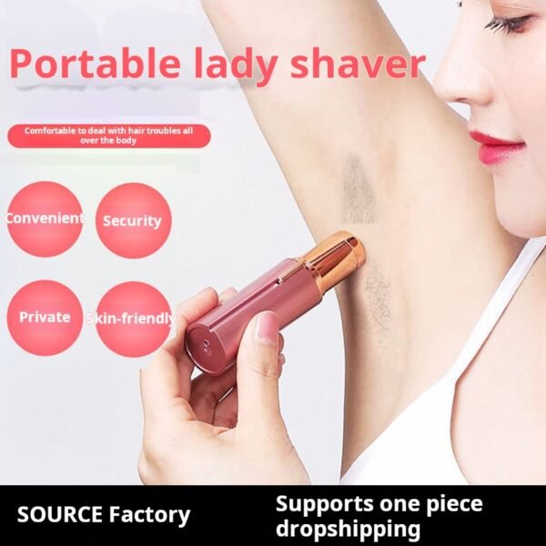 New lipstick shaver, portable electric eyebrow trimmer, lipstick hair remover, goddess hair trimmer
