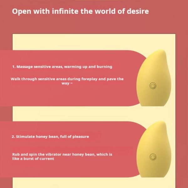 Popular new product for women: Banana, Pear, Mango, Jumping Egg, Multi frequency Vibration Masturbation Tool, Magnetic Charging Base - Image 3