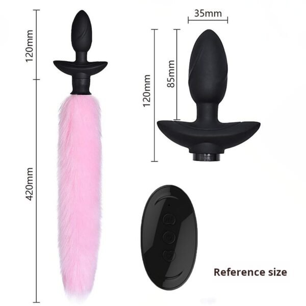 Sex toy props, fox tail anal plug, female flirtation and teasing, harem anal expansion device, adult products - Image 3