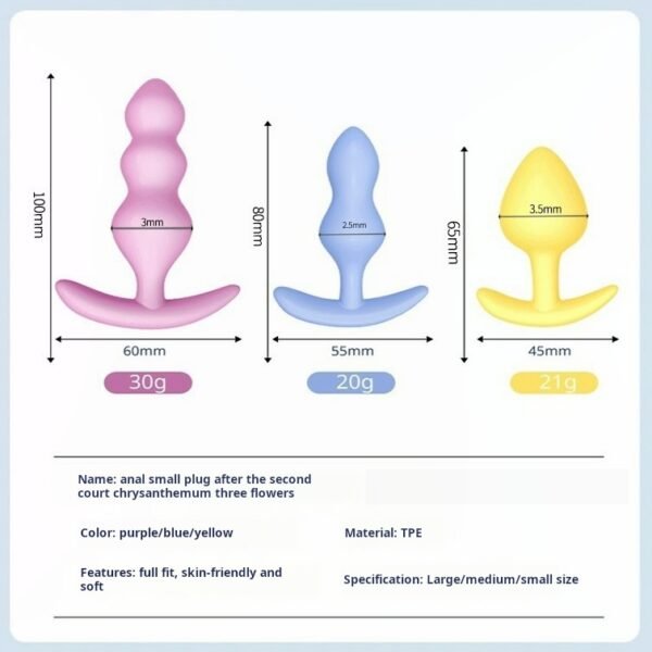 Courtroom female anal plug couple flirting tail big pull bead masturbator adult products sex toy - Image 3