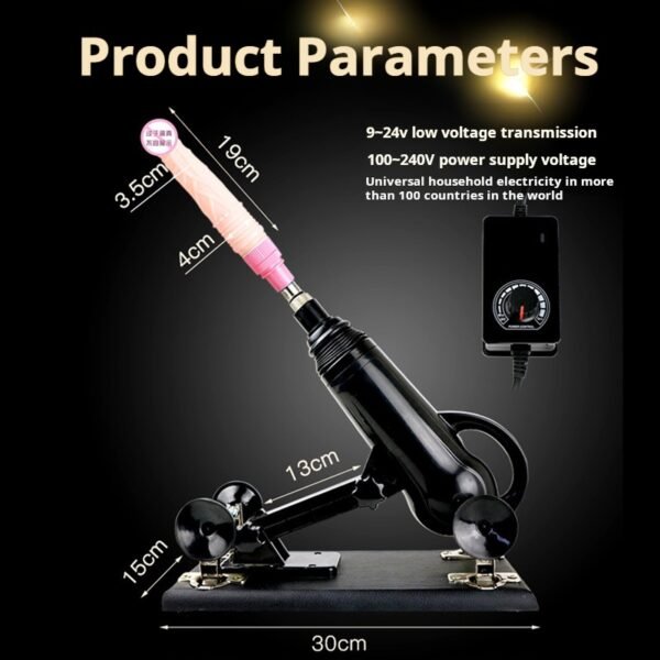 God of War Cannon Machine Fully Automatic Pull in Telescopic Vibration Rod Simulation Male and Female Masturbator Adult Sex Products - Image 4