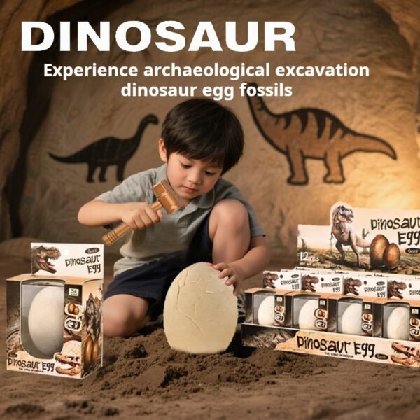 Archaeological excavation toys, dinosaur egg fossils, blind boxes, disassembly and happy dinosaur skeleton models, children's puzzle digging toys - Image 2