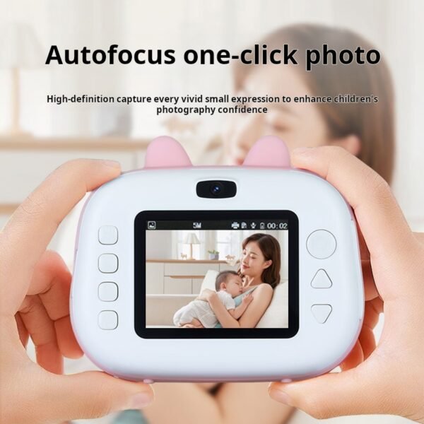 New Little Dinosaur Children's Polaroid Printing Video HD Camera Birthday Toy Gift - Image 2