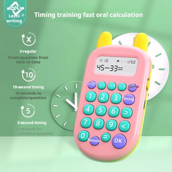 Children's mental arithmetic calculator, math tool, addition, subtraction, multiplication, division trainer, early education machine, math tool - Image 2