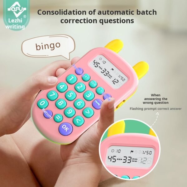 Children's mental arithmetic calculator, math tool, addition, subtraction, multiplication, division trainer, early education machine, math tool - Image 3
