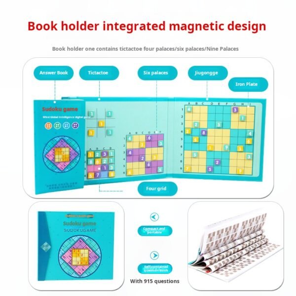 Sudoku Math Thinking for Children: Introduction to 4-6-9 Grid Concentration Training and Puzzle Toys for Kindergarten Elementary School Students - Image 3