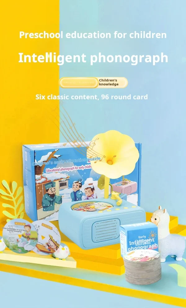 Early education machine for children aged 1-8 years old, intelligent phonograph, early education story listening machine, learning machine