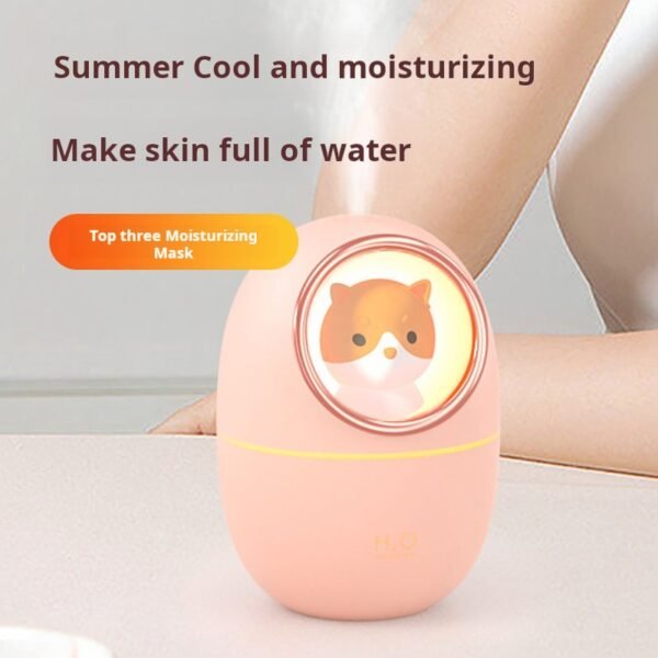 Cute Pet Space Cabin Humidifier Small Home Silent Bedroom Large Capacity Pregnant Women and Infants Office Desktop USB - Image 4