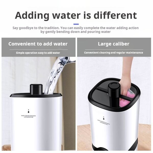 Desktop air humidifier for home use, silent bedroom, pregnant women, babies, aromatherapy humidifier, ultrasonic, heavy fog volume - Image 4